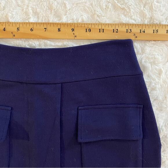 Diane Von Furstenberg Pencil Skirt High Waist Wool Silk Blend Stretch Size 6 - Picture 8 of 9